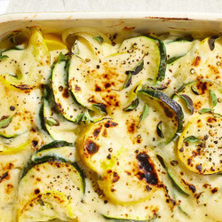 Squash Gratin With Mornay Sauce