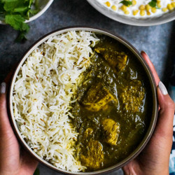 Chicken Saag (chicken Spinach Curry) | Palak Paneer