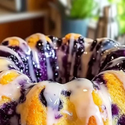 Blueberry Lemon Bundt Cake