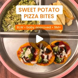 Sweet Potato Pizza Bites