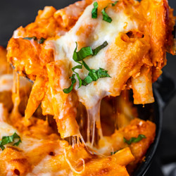 Easy Creamy Baked Ziti Recipe
