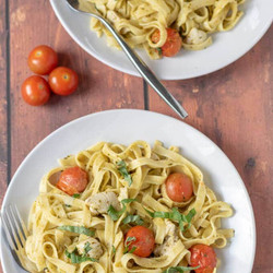 Pesto Chicken Tagliatelle