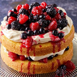 Blender Berries-and-cream Cake - Milk Street