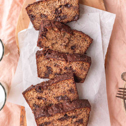 Almond Flour Chocolate Chip Banana Bread