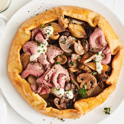 Beef Wellington Tart brunch