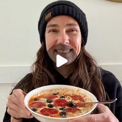 Cottage Cheese Pizza Bowl