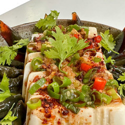 Tofu With Century Eggs (pidan Doufu)