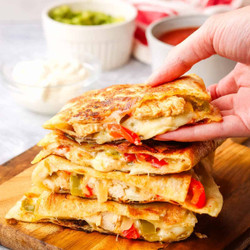 Chicken Fajita Quesadillas