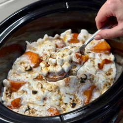 Crockpot Sweet Potato Casserole