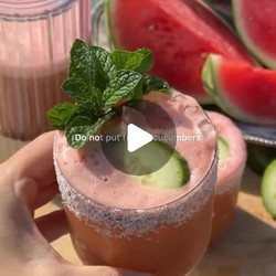 Watermelon Cucumber Margarita