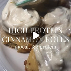 High-protein Cinnamon Rolls