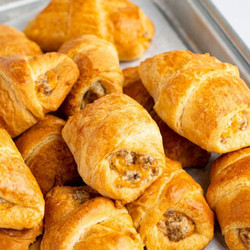 Rotel Sausage &amp; Cream Cheese Crescents