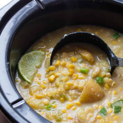 Slow Cooker Vegan Potato Soup