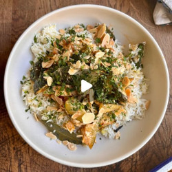 Baked Courgettes, Harissa, Chickpeas And Feta