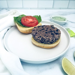 Black Bean + Quinoa Veggie Burgers