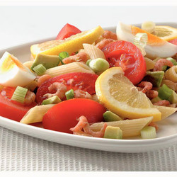 Pastasalade Met Garnalen En Avocado