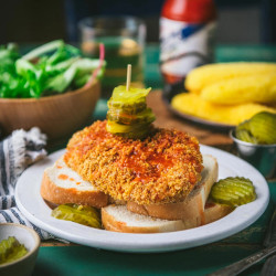 Oven-fried Nashville Hot Chicken