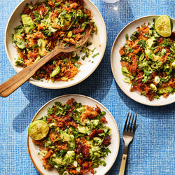 Gochujang Crispy Rice And Avocado Salad easy main Georgina Hayden