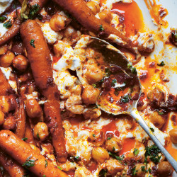 Mob’s Honey Harissa Carrots With Whipped Feta