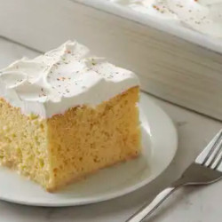 Eggnog Tres Leches Cake