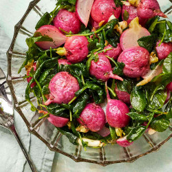 Skillet-roasted Radishes