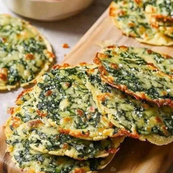 Mediterranean Spinach And Feta Crisps