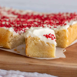 Sourdough Sugar Cookie Bars