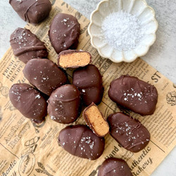 No-bake Chocolate Covered Protein Eggs With Almond Butter