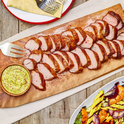 Sweet And Spicy Smoked Pork Tenderloin