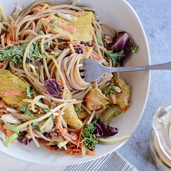 Satay Chicken Noodle Salad