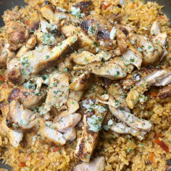 Cajun Garlic Butter Chicken And Rice (one-pot)