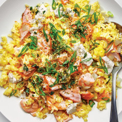Golden Fried Rice with Salmon &amp; Furikake