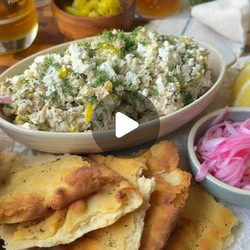 Greek Lemon Peperoncini Tuna Dip