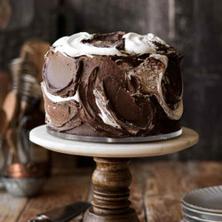 High Altitude S'mores Cake