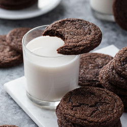 Chewy Chocolate Molasses Cookies