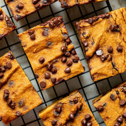 Sweet Potato Chickpea Blondies