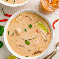 Slow Cooker Tom Kha Soup (thai Coconut Chicken Soup)