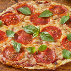 High-protein Cottage Cheese Pizza