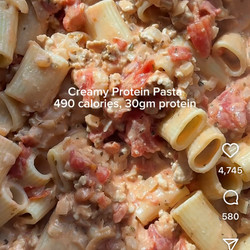 Creamy Protein Pasta