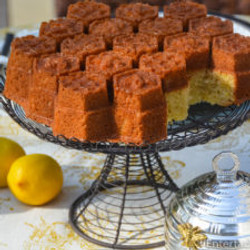 Lemon Honeycomb Cake