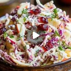 Cranberry Apple Coleslaw