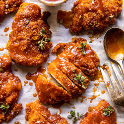 Baked Crunchy Maple Dijon Chicken