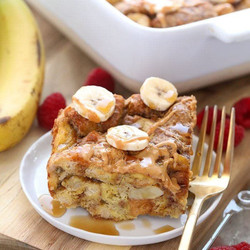 Banana Bread French Toast Bake