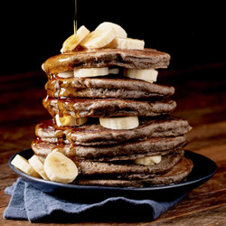 Fluffy Vegan Sourdough Buckwheat Pancakes Recipe