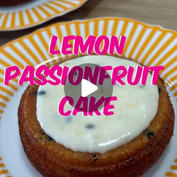 Yoghurt And Passionfruit Cake