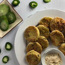 Alabama Inspired Fried Green Tomatillos