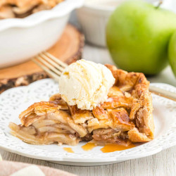 Salted Caramel Apple Pie