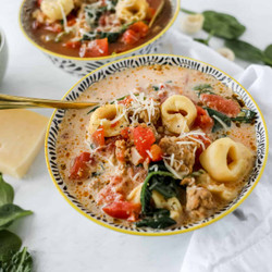 Creamy Sausage Tortellini Soup (crock Pot)