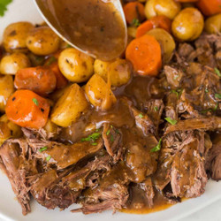Slow Cooker Pot Roast (the Best Gravy!)