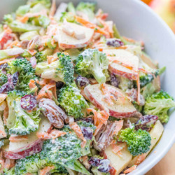 Broccoli Salad Recipe With Creamy Lemon Dressing (video)